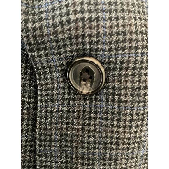 Polo Ralph Lauren  46L Houndstooth 100% Wool 2 Button Blazer Jacket - Picture 6 of 15